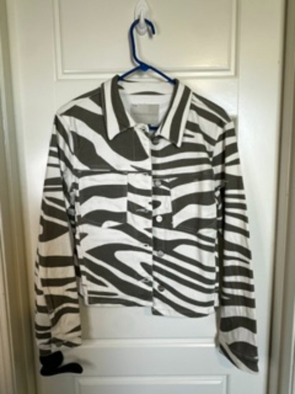 Sanctuary Denim Jean Jacket Animal Print